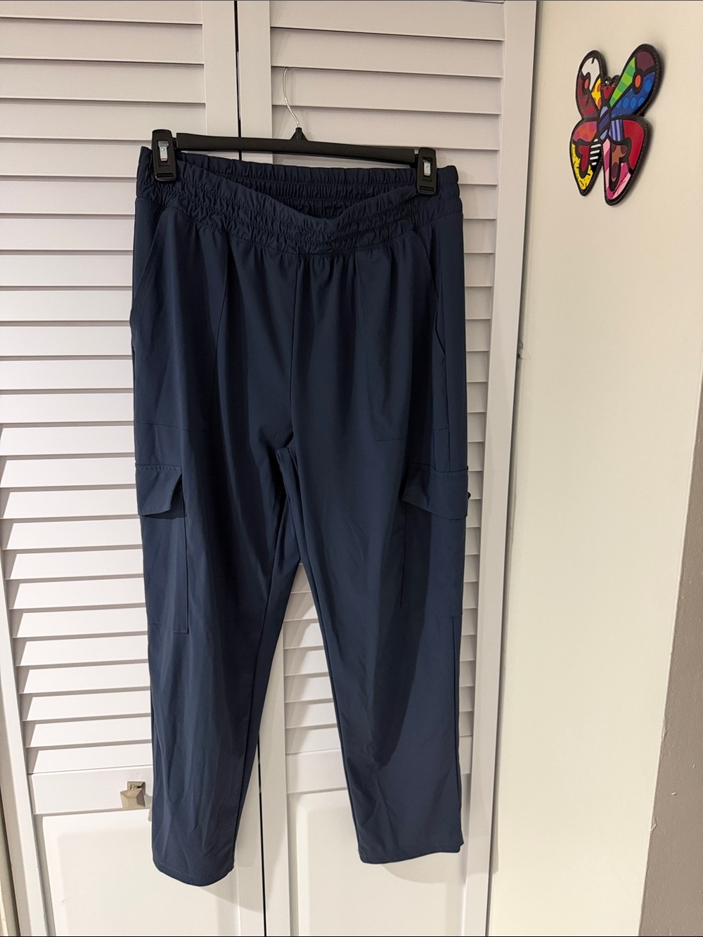 Old Navy Navy Blue Women's Cargo Jogger Pants